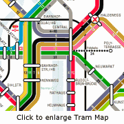 Tram Map Zurich (partial)