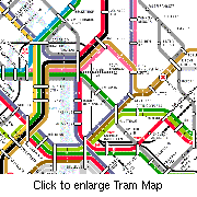 Tram Map Zurich (partial)